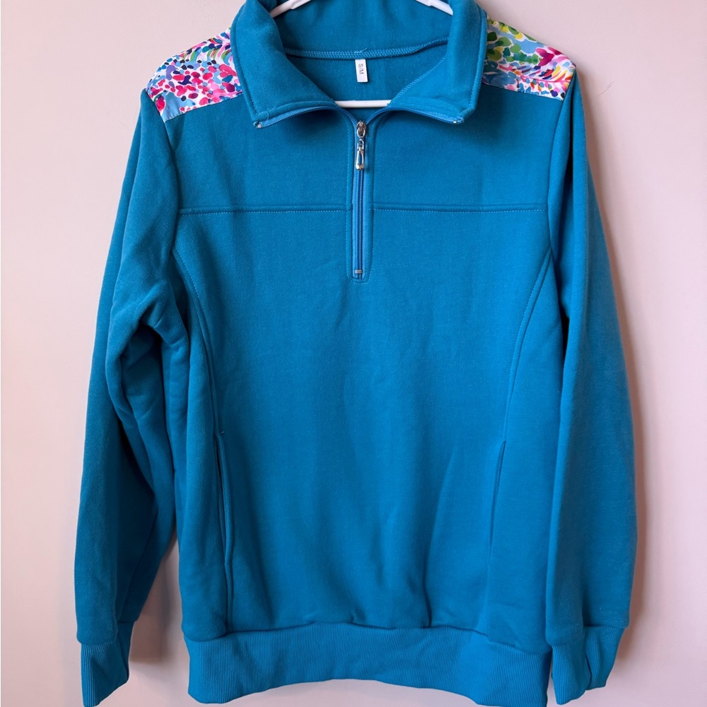 Boutique LP inspired 1/2 zip size S/M nwot